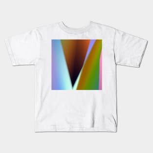 COLORFUL ABSTRACT RAINBOW TEXTURE Kids T-Shirt